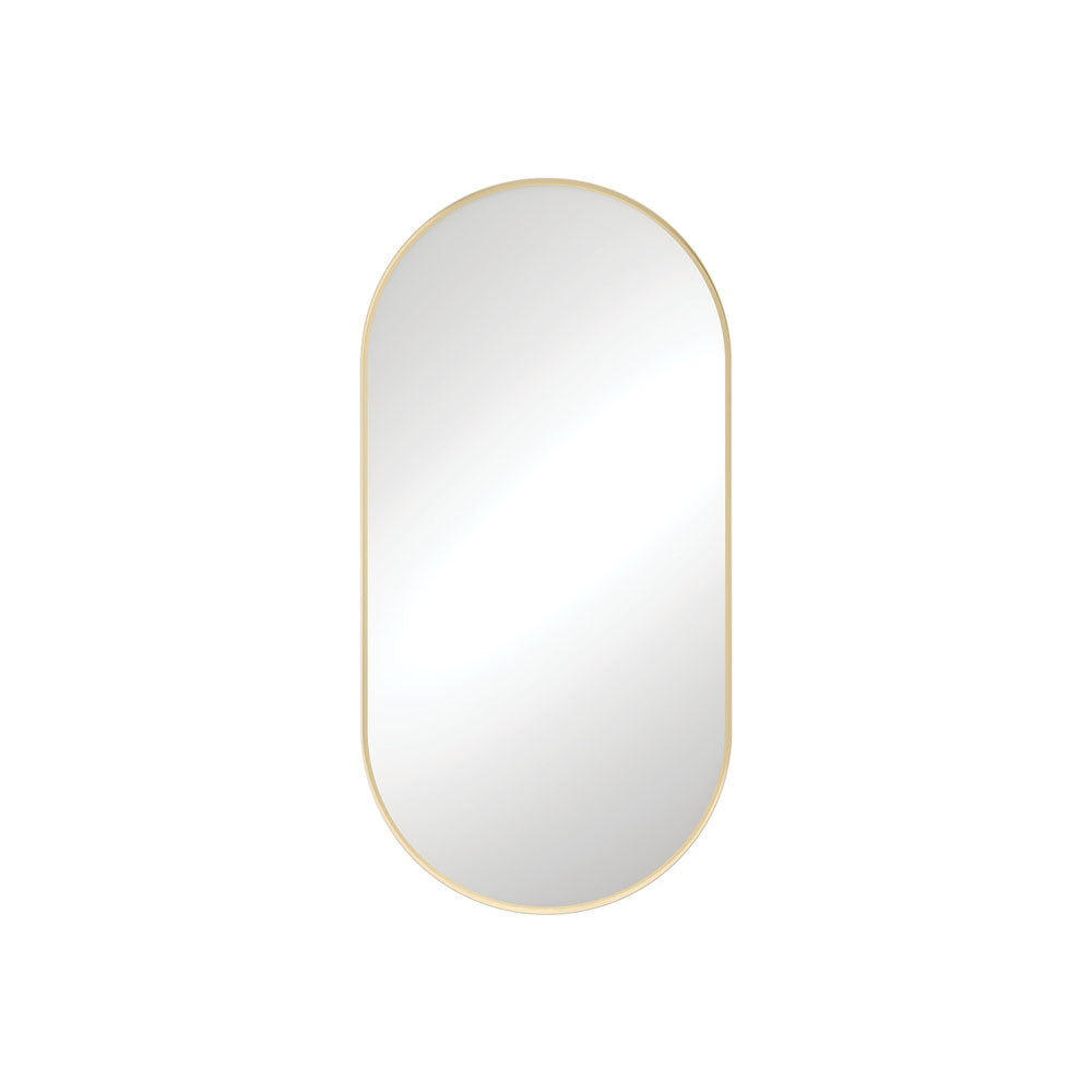 Empire Urban Brass Framed Mirror 450 x 900mm - Designer Bathware