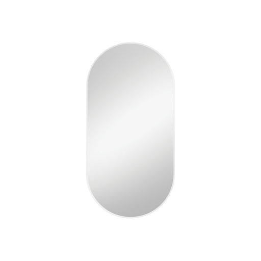 Empire Urban Matte White Framed Mirror 450 x 900mm - Designer Bathware