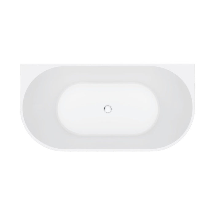 Eleanor 1500 Back-to-Wall Acrylic Bath - Designer Bathware