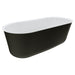 Windsor 1700 Freestanding Acrylic Bath, Matte Black - Designer Bathware