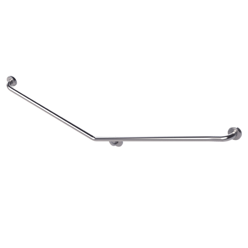 Care Accessible 40° Right-Hand Grab Rail, 900 X 700mm - Designer Bathware