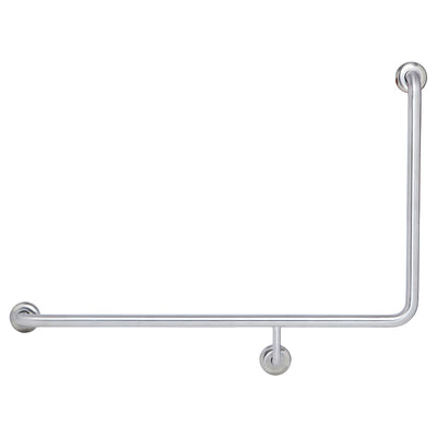 Care Accessible 90° Left-Hand Grab Rail, 960 X 600mm