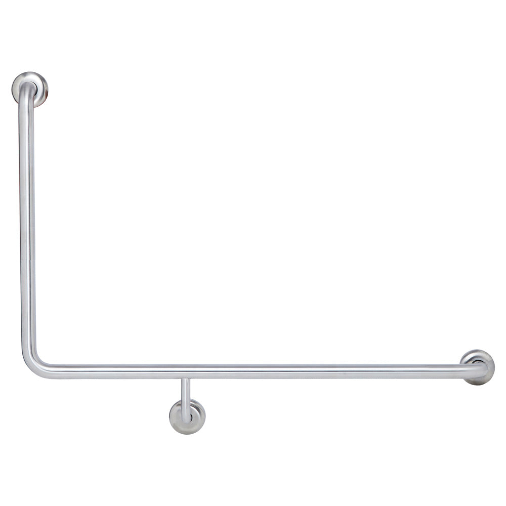 Care Accessible 90° Right-Hand Grab Rail, 960 X 600mm - Designer Bathware