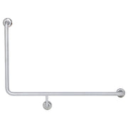 Care Accessible 90° Right-Hand Grab Rail, 960 X 600mm - Designer Bathware