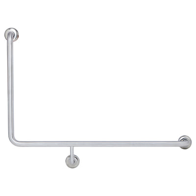 Care Accessible 90° Right-Hand Grab Rail, 960 X 600mm