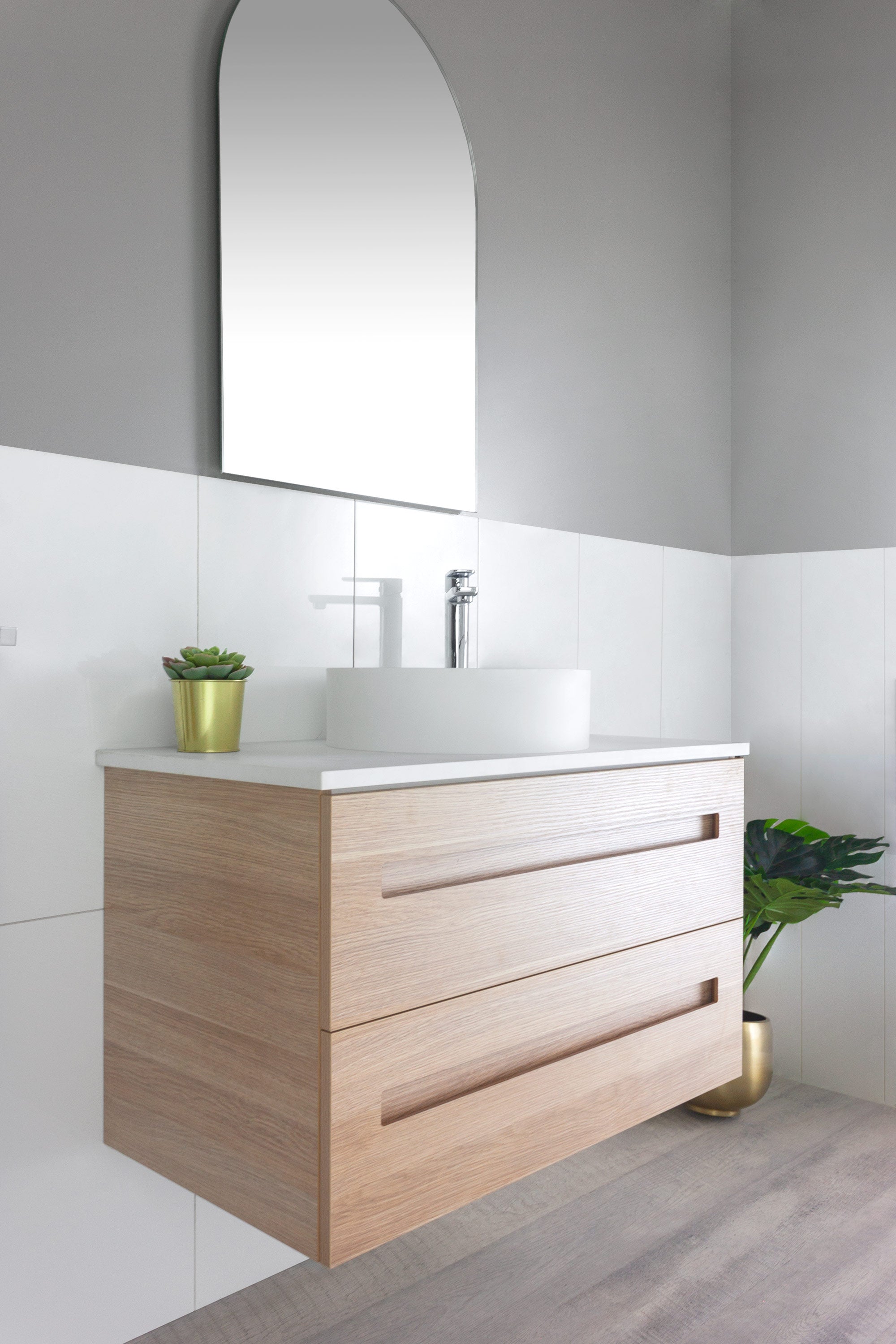 Gold Vanity Unit - Designer Bathware