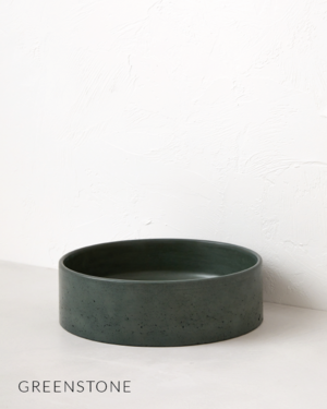 Concrete Nation Halo Basin - Greenstone (Ex Display) - Designer Bathware