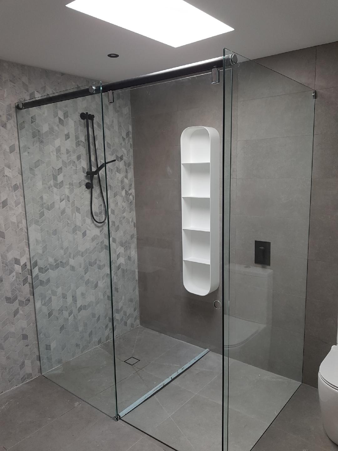 Semi-Frameless Shower Screens