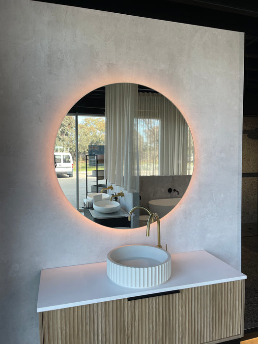 Euro Mirror Frameless LED 800mm - Designer Bathware