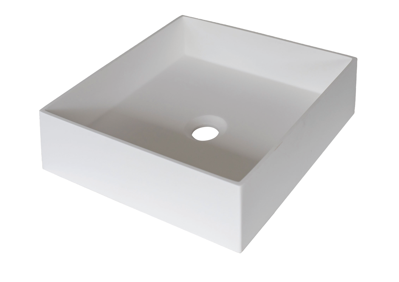 Indi Acrylic Solid Surface Above Counter Basin - Designer Bathware