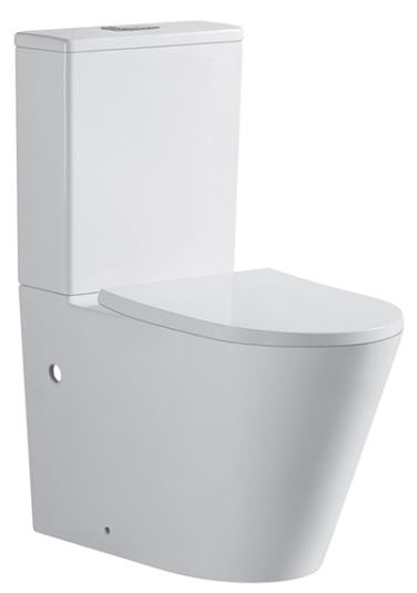 JAMIE Rimless Wall Faced Toilet Suite - Designer Bathware