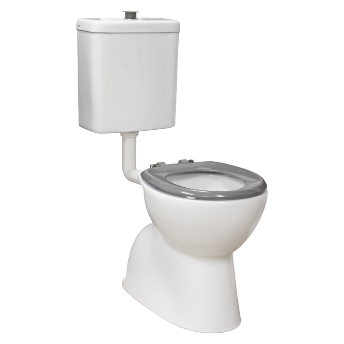 Stella Care Grey Adjustable Link Toilet Suite - Designer Bathware