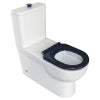 Stella Care Back-to-Wall Toilet Suite, Blue Seat - Designer Bathware