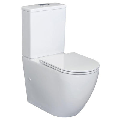 Alix Back-to-Wall Slim Seat Toilet Suite