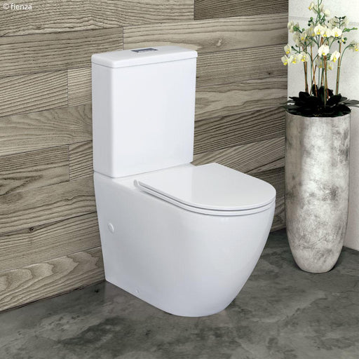 Alix Back To Wall Toilet Suite, Slim Seat