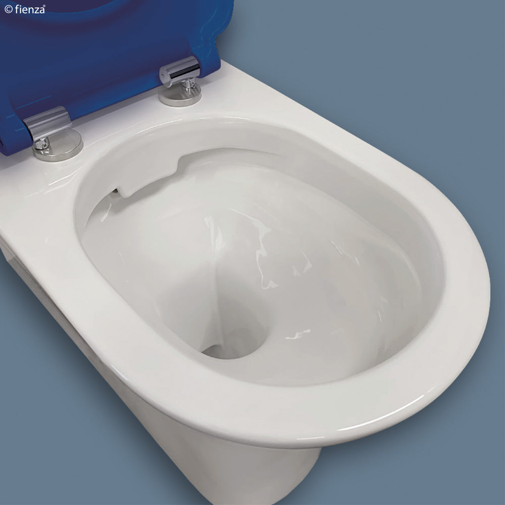 Stella Care Blue Adjustable Link Toilet Suite - Designer Bathware