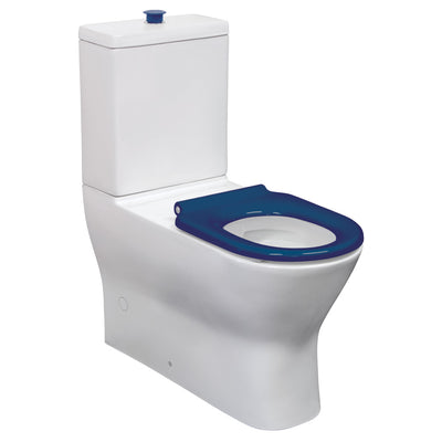 Delta Care Back-to-Wall Toilet Suit with Blue Seat