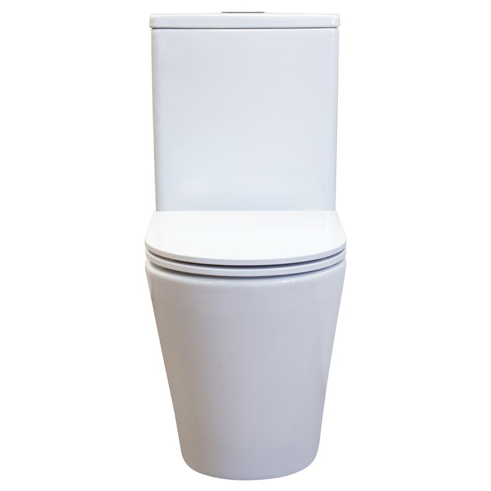 Isabella Back To Wall Toilet Suite, Slim Seat