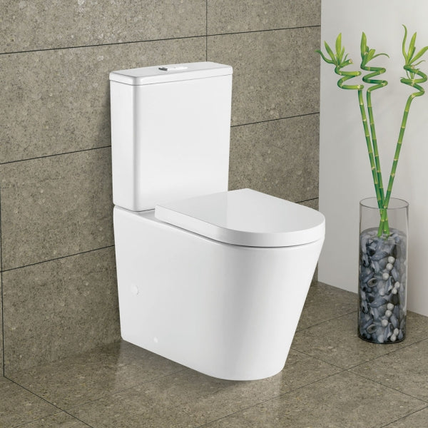Kaya Back-to-Wall Toilet Suite - Designer Bathware