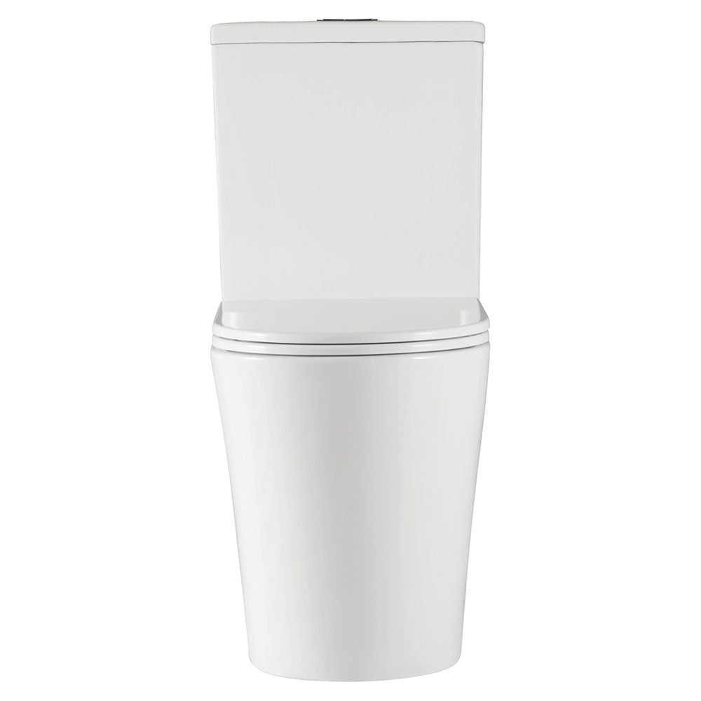 Kaya Back-to-Wall Toilet Suite, Slim Seat - Designer Bathware
