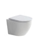 Koko Rimless Wall Hung Toilet Pan Matte White - Designer Bathware