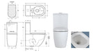 Koko Rimless Back To Wall Toilet Suite - Designer Bathware