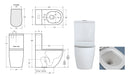 Koko Rimless Back To Wall Slim Seat Toilet Suite - Designer Bathware