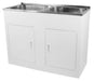Lavassa Laundry Tub with Cabinet - Designer Bathware