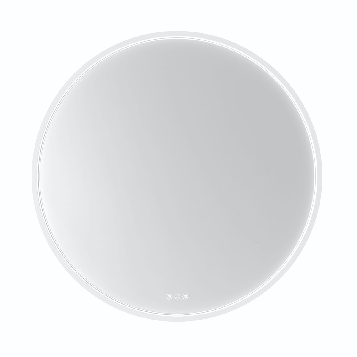 Euro Mirror Olëk White Frame 600mm - Designer Bathware
