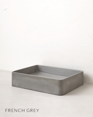 Concrete Nation Lux Basin - Sky Grey (Ex Display) - Designer Bathware