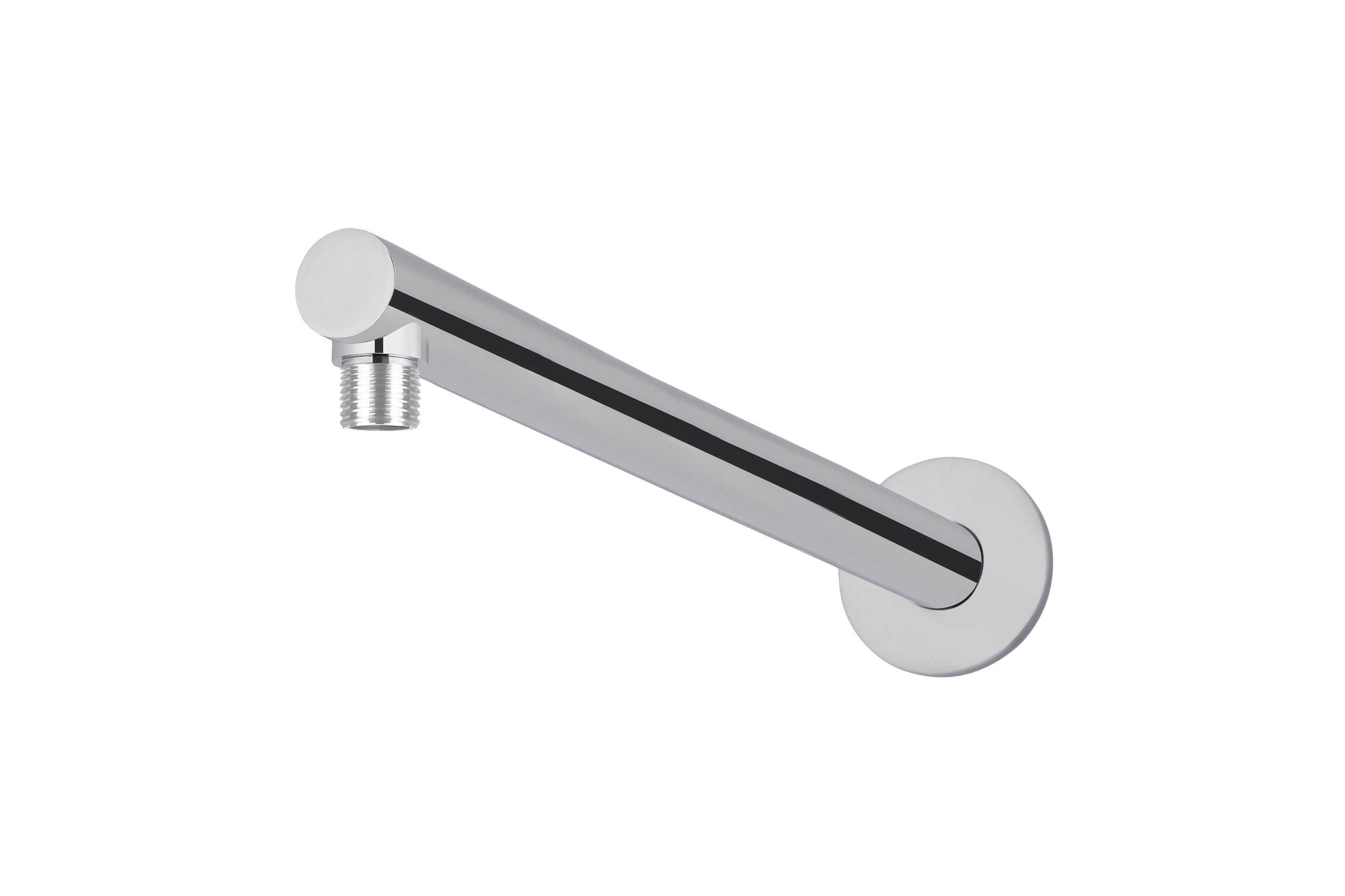 Round Wall Shower Arm 400mm - Designer Bathware