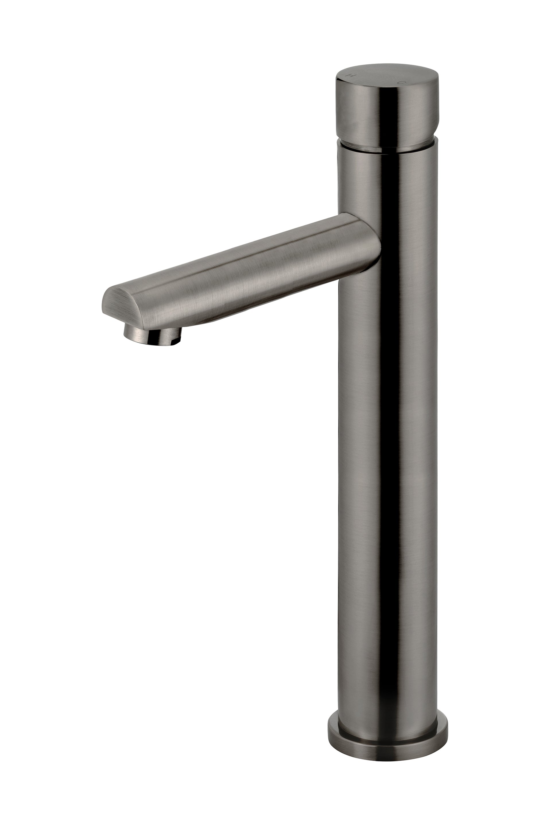 Round Pinless Tall Basin Mixer - Designer Bathware