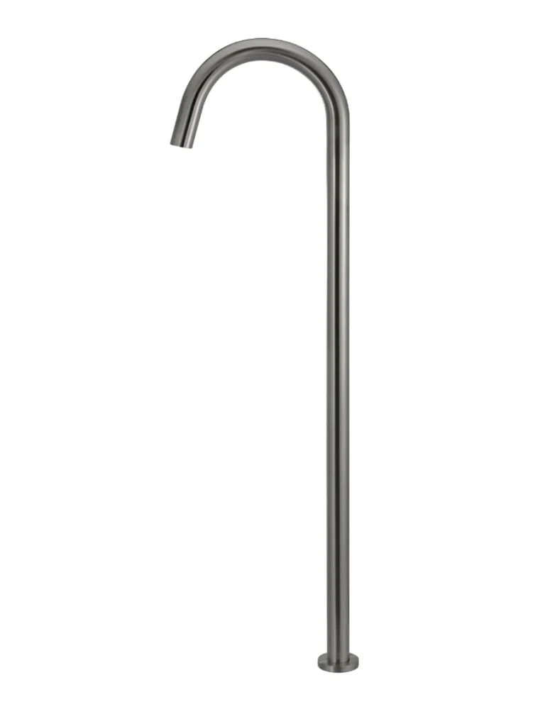 Round Freestanding Bath Spout - Shadow - Designer Bathware