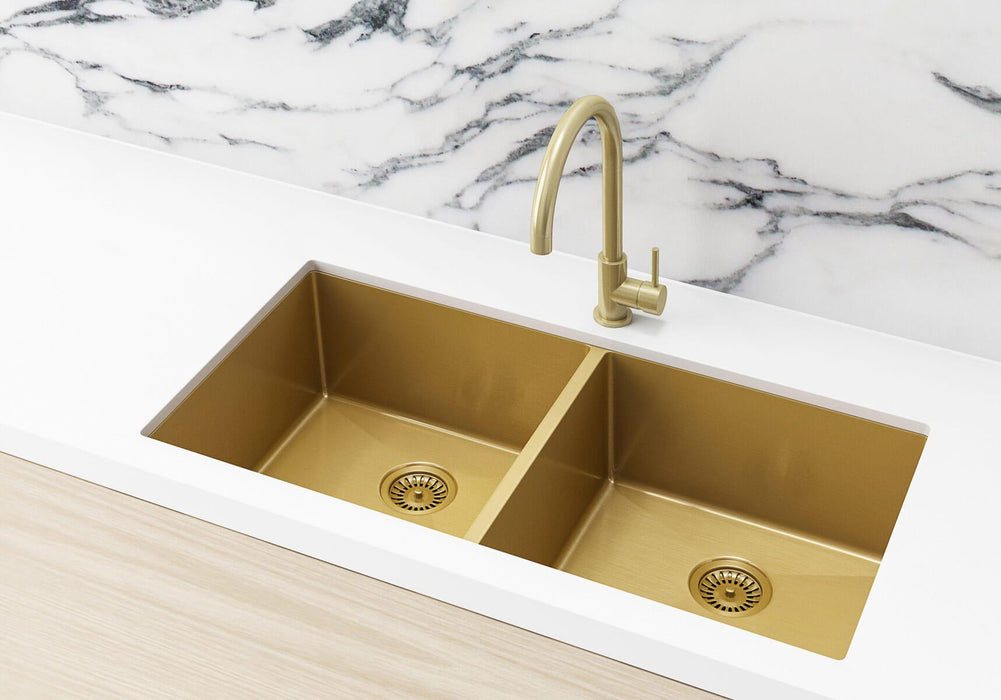 double-bowl-kitchen-sink-brushed-gold