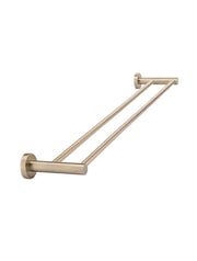 round-double-towel-rail-champagne-60cm