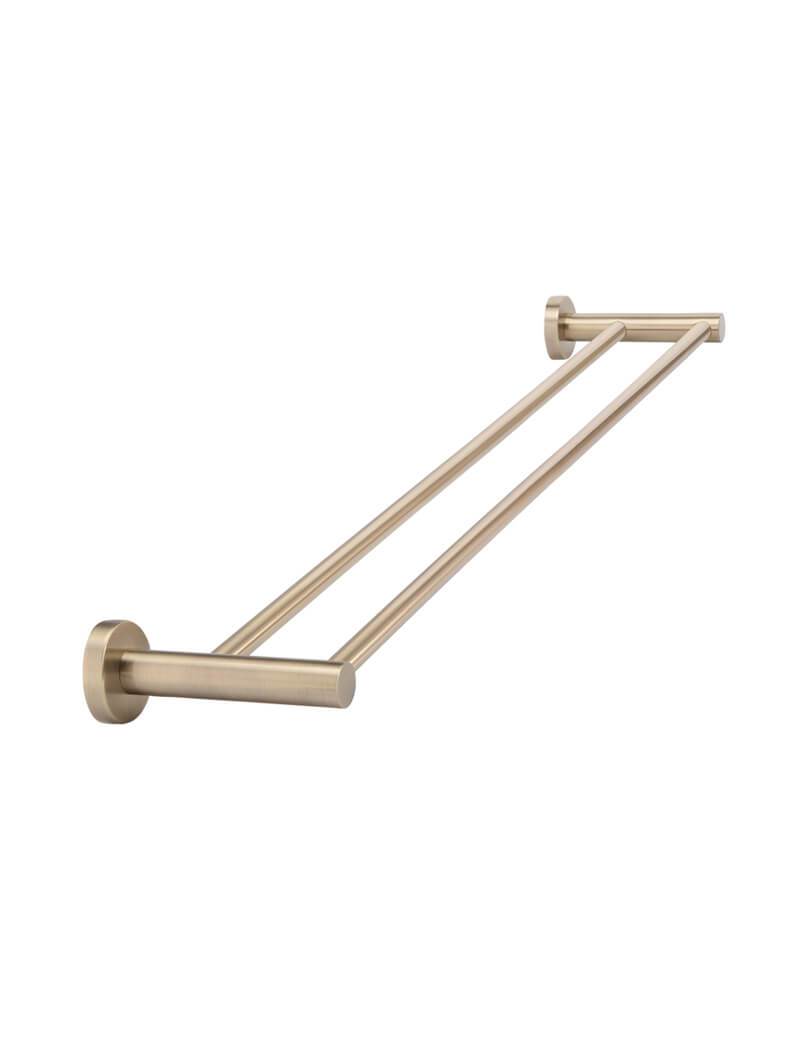 round-double-towel-rail-champagne-60cm