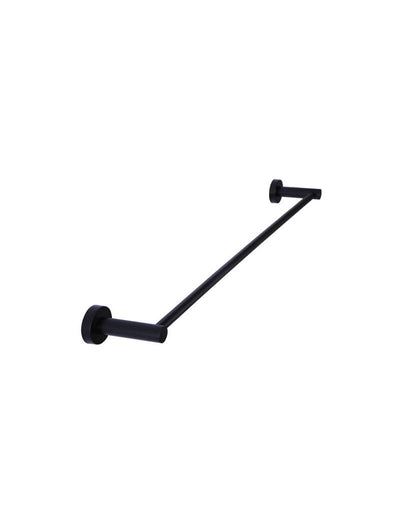 Meir Round Single Towel Rail 600mm - Matte Black
