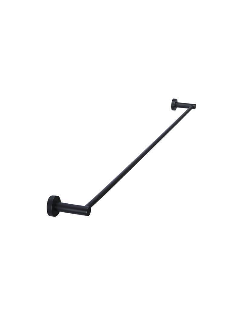 round-single-towel-rail-matte-black-90cm