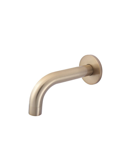Meir Round Curved Spout 130mm - Champagne