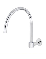 Round High-Rise Swivel Wall Spout - Designer Bathware
