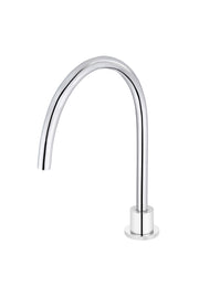 Round High-Rise Swivel Hob Spout - Chrome - Designer Bathware