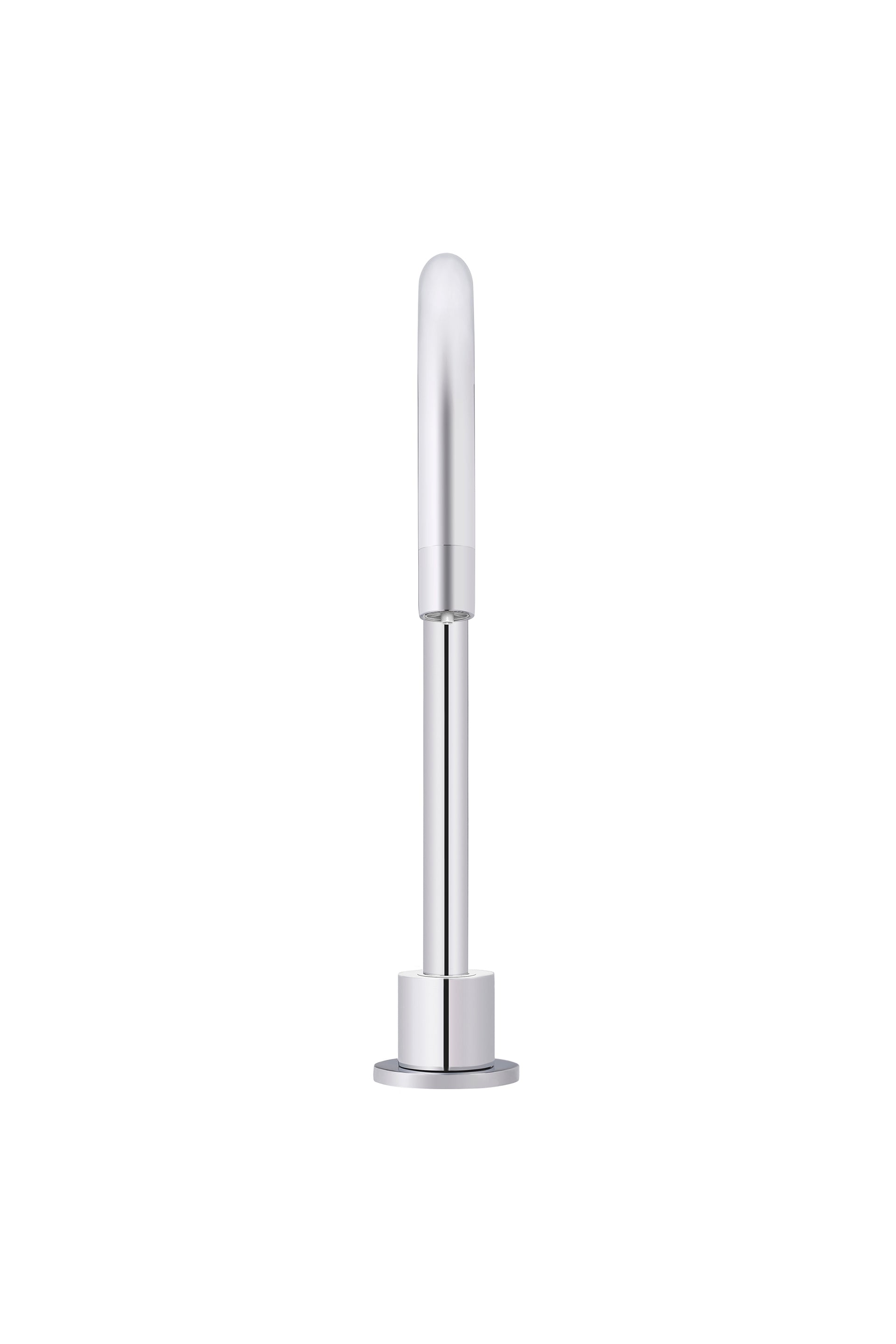 Round High-Rise Swivel Hob Spout - Chrome - Designer Bathware