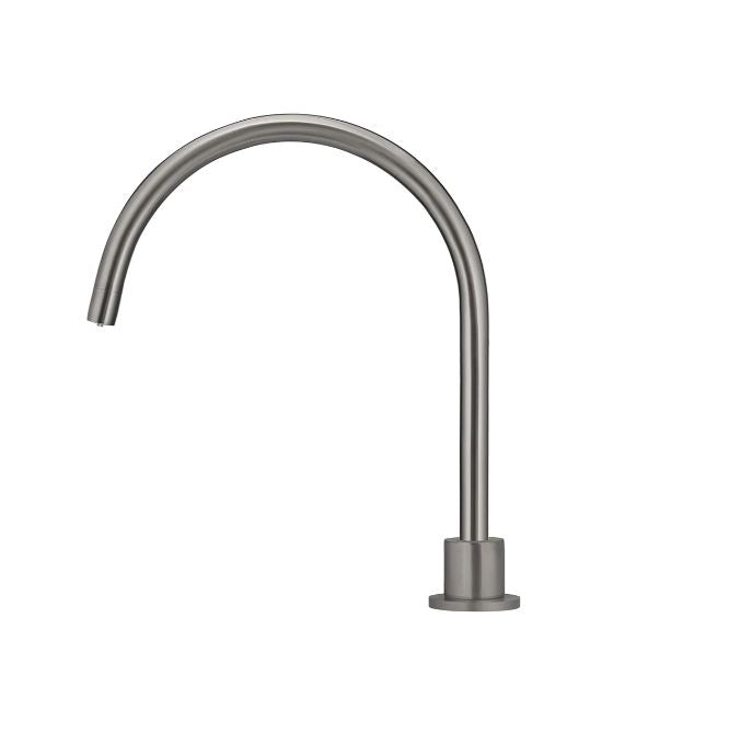 Round High-Rise Swivel Hob Spout - Shadow - Designer Bathware