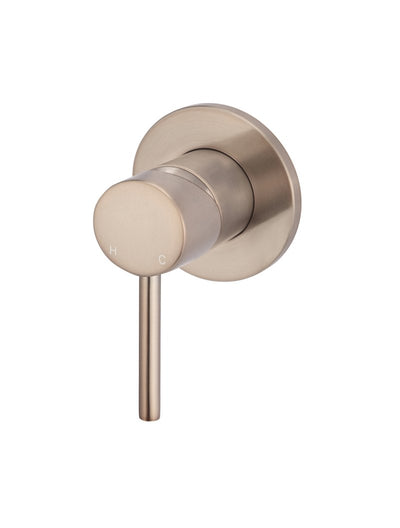 Meir Round Wall Mixer Trim Kit Only - Champagne