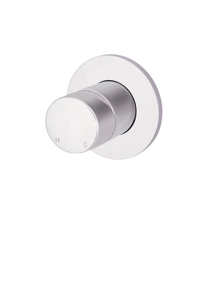 Meir Round Wall Mixer Pinless Handle Trim Kit Only - Chrome