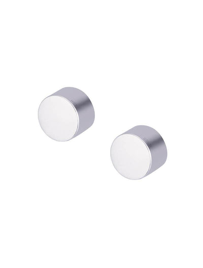 Meir Circular Wall Taps - Polished Chrome