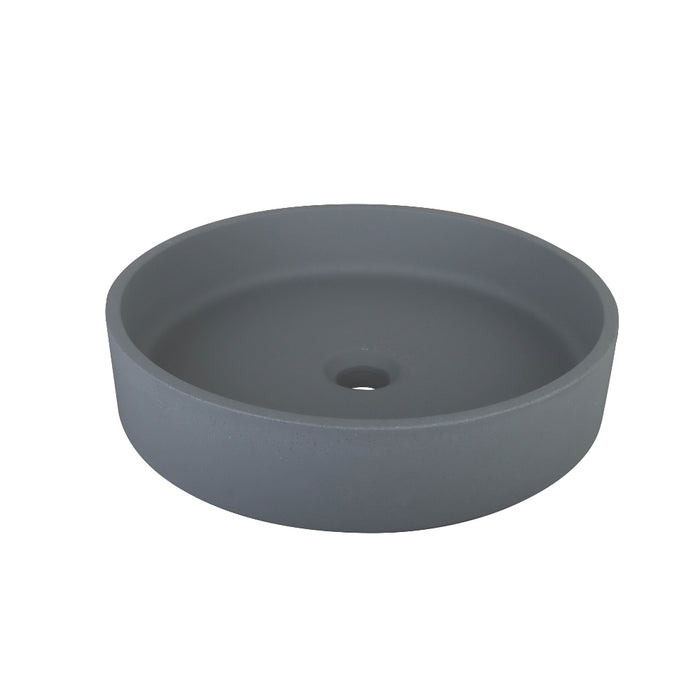 Mykonos Round Solid Surface Above Counter Basin - Designer Bathware