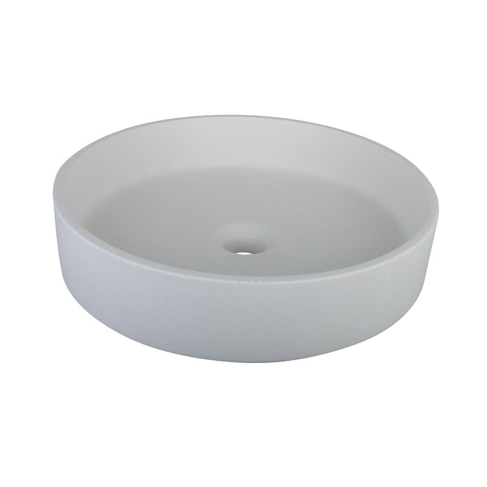 Mykonos Round Solid Surface Above Counter Basin - Designer Bathware