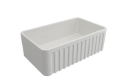 Novi 75 x 46 Fireclay Sink White