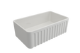 Novi 75 x 46 Fireclay Sink White